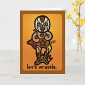 het vastgrijpen van groeten kaart (Gele Bloem)