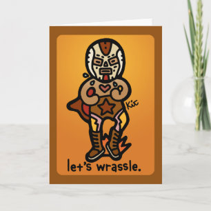 het vastgrijpen van groeten kaart