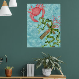 Het vasthouden aan het kruis poster