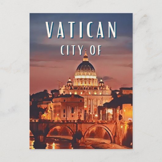 Het Vaticaan (film) Briefkaart (Voorkant)