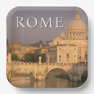 Het Vaticaan Italië, Rome Papieren Bordje