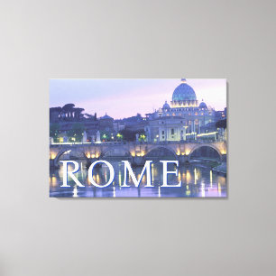 Het Vaticaan   Rome, Italië Canvas Afdruk