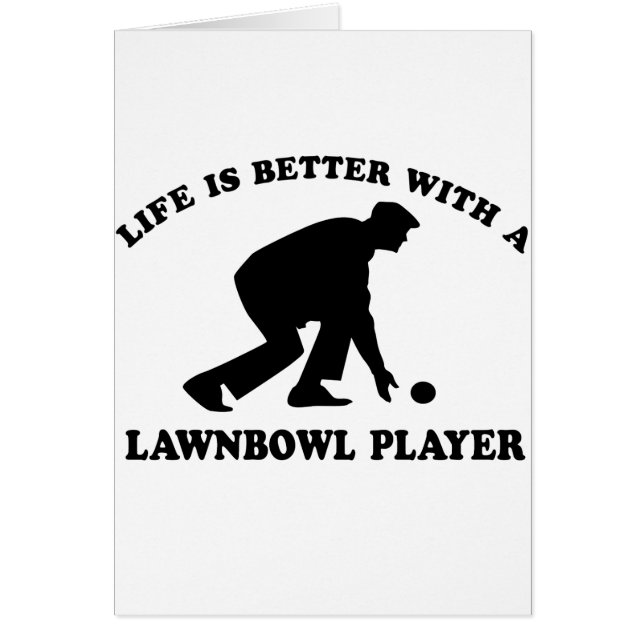 Het vectordesign van Lawnbowling (Voorkant)