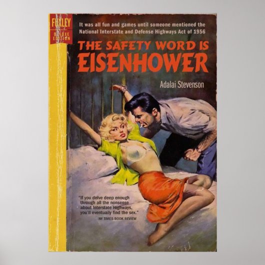 Het veiligheidswoord is Eisenhower Poster (Voorkant)