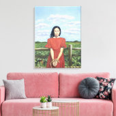 Het veilingblok 2000 canvas afdruk (Insitu (Woonkamer))