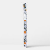 Het veld Chamomile naadloos op grijze achtergrond Case-Mate iPhone Case (Achterkant / Rechts)