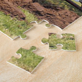 Het veld ploegen legpuzzel (Zijkant)