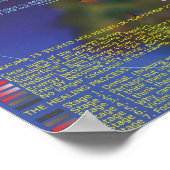 Het veld Verwarmde Energie Poster (Hoek)