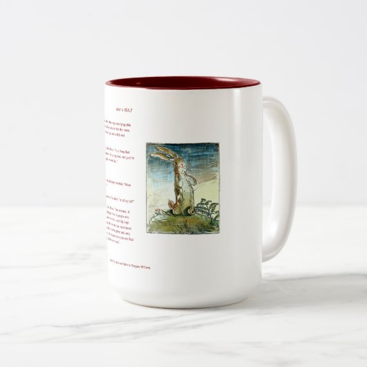 Het Velveteen konijn - Wat is er echt? Mok (Voorkant rechts)