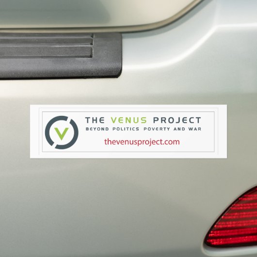 Het Venus-project Bumpersticker (Op auto)