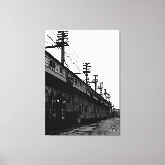 Het verbannen van de Amerikaanse industrie Urban I Canvas Afdruk (Voorkant)