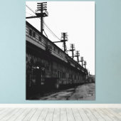 Het verbannen van de Amerikaanse industrie Urban I Canvas Afdruk (Insitu (Houten vloer))