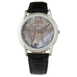 het verbazende het wild schilderen van leuke rode horloge