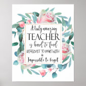 Het verbazingwekkende Poster van de Floral van de  (Voorkant)