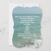 Het verbinden van Hart op het Zand van de Beach Kaart (Achterkant)