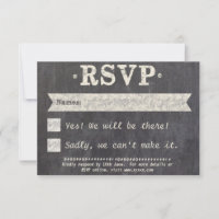 Het verbinden van Knot Chalkboard Gay RSVP