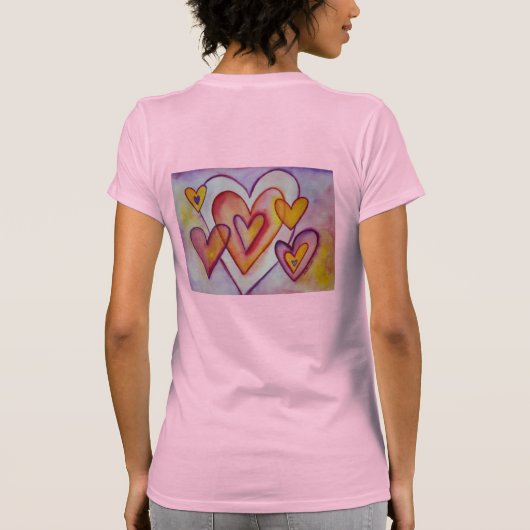 Het verbinden van Liefde maakt het Schilderen van T-shirt (Achterkant)