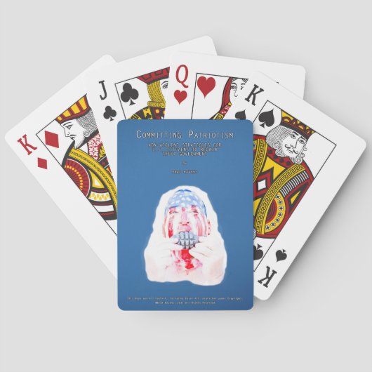 Het verbindende Ontwerp van het Poster van het Pat Pokerkaarten (Achterkant)