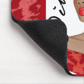 Het verbluffend diva van een Mousepad. Muismat (Hoek)