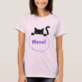 Het verborgen gefluister van de kat t-shirt (Voorkant)