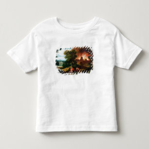 Het verbranden van Troje Kinder Shirts