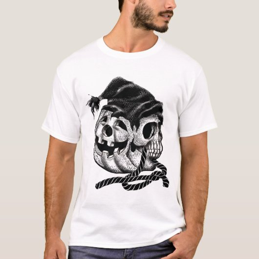 Het verdraaide lot van Pumpkin Skull T-shirt (Voorkant)