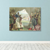 Het Verdrag van Princes Canvas Afdruk (Insitu (Houten vloer))