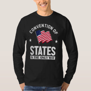 Het verdrag van staten is de enige manier waarop p t-shirt