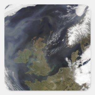 Het Verenigd Koninkrijk en de Republiek Ierland Vierkante Sticker