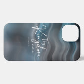 Het Verenigd Koninkrijk komt uit het moderne Scrip iPhone Hoesje (Achterkant horizontaal)
