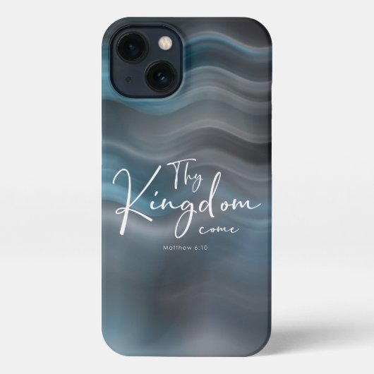 Het Verenigd Koninkrijk komt uit het moderne Scrip iPhone Hoesje (Achterkant)