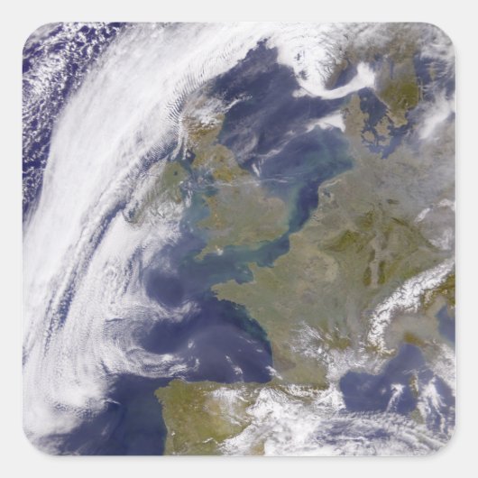 Het Verenigd Koninkrijk Vierkante Sticker (Voorkant)