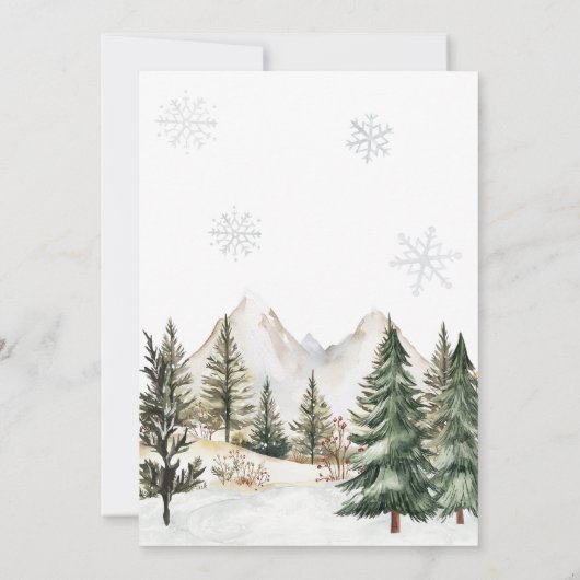 Het vergt een dorp baby shower kaart (Achterkant)