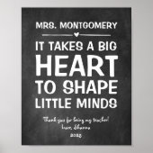 Het vergt een groot hart om kleine geesten te vorm poster (Voorkant)