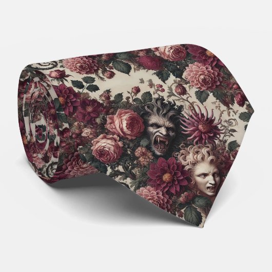 Het verhaal van Blood - Gothic Victoriaans Stropdas (Opgerold)