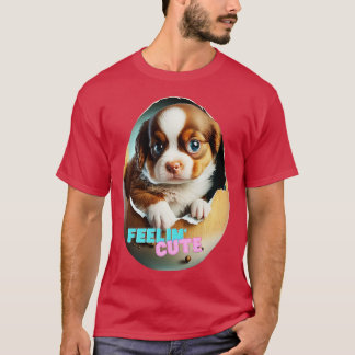 Het verhaal van de hond in de eieren t-shirt