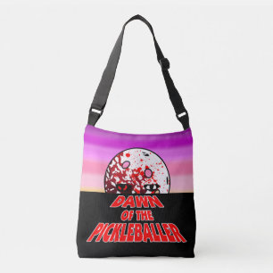 Het verhaal van de Pickleballer Halloween Horror Z Crossbody Tas
