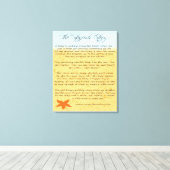 Het verhaal van de stervis canvas afdruk (Insitu (Houten vloer))