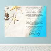 Het verhaal van de stervis canvas afdruk (Insitu (Houten vloer))