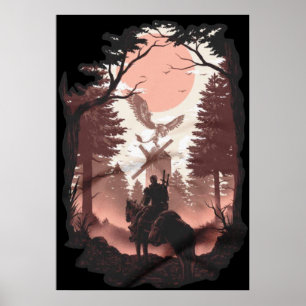 Het verhaal van de Witcher Wilde Hunt Poster