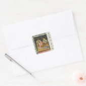 Het verhaal van Thamyris uit 'De Claris' Vierkante Sticker (Envelop)