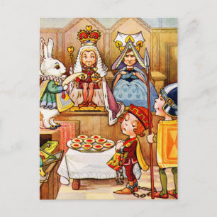 Het verhaal van The Knave of Hearts: Alice in Wond Briefkaart