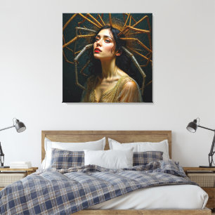 Het verhaal van Transgression Arachne Canvas Afdruk