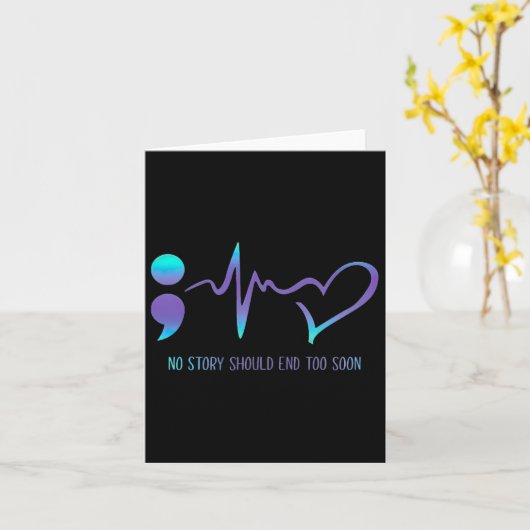 Het verhaal zou te snel moeten eindigen met zelfmo kaart (Gele Bloem)