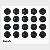 Het verhaal zou te snel moeten eindigen met zelfmo ronde sticker (Vel)