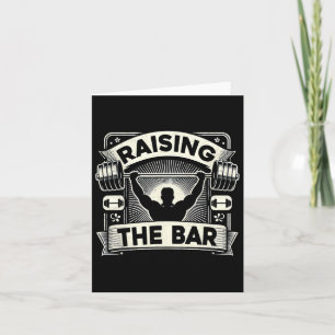 Het verhogen van de Bar Barbell Bodybuilding Kaart