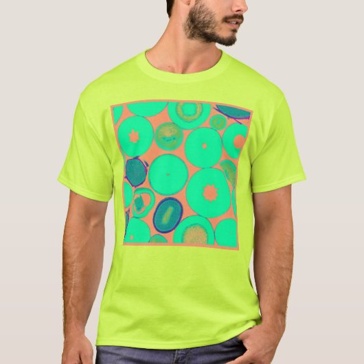 Het verkennen van onze stijlvolle, groene patroonk t-shirt (Voorkant)