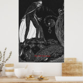 Het verklikkerhart van Harry Clarke Poster (Keuken)