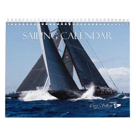 Het verkopen Yachts-kalender door Cory Silken Kalender (Hoes)