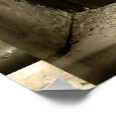 Het verlaten Huis gaat binnen als u eng Halloween  Poster (Hoek)